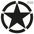 XGS WWII Army Star Carbon Fiber Decal